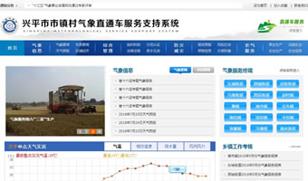 興平市市鎮(zhèn)村氣象直通車服務(wù)支持系統(tǒng)